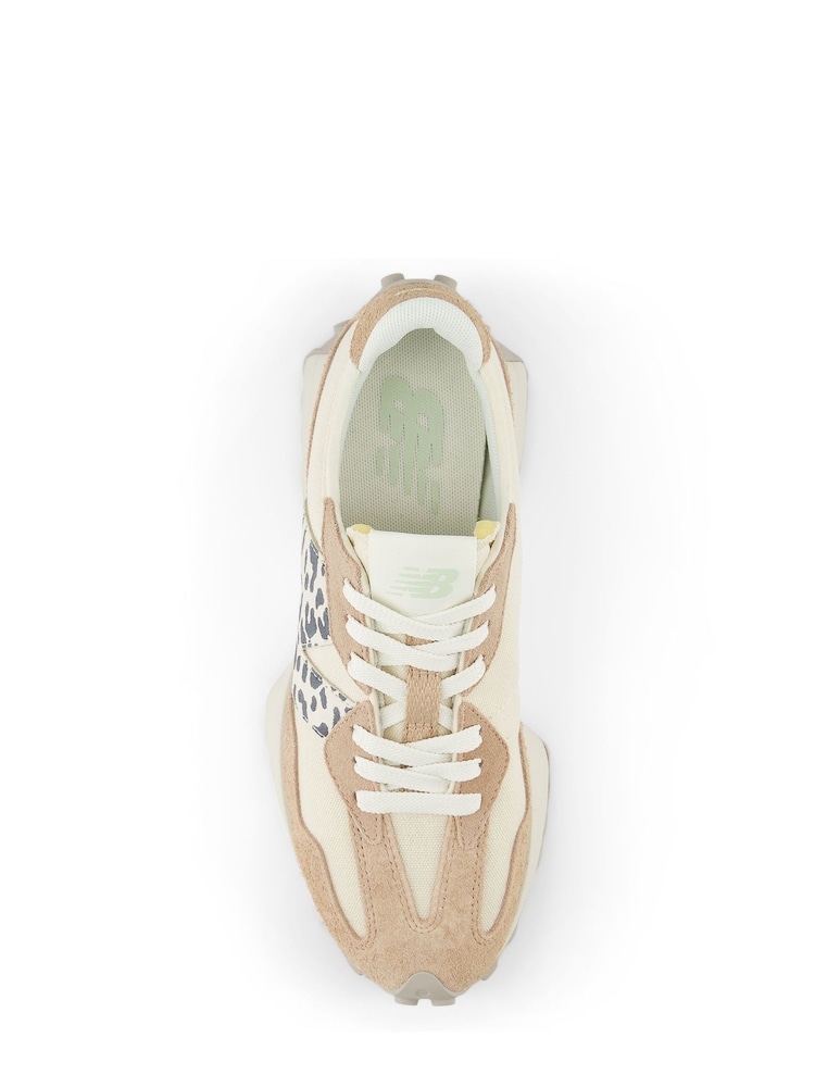 New Balance Off White Womens 327 Trainers - Image 7 of 8