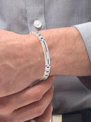 Tommy Hilfiger Silver Tone Stainless Steel Bracelet - Image 2 of 3