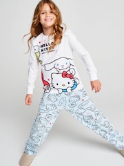 Brand Threads White Hello Kitty Pyjama Set - Image 1 of 10
