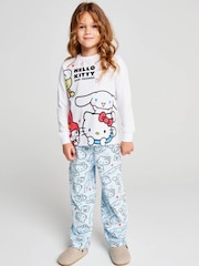Brand Threads White Hello Kitty Pyjama Set - Image 2 of 10