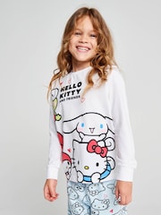 Brand Threads White Hello Kitty Pyjama Set - Image 3 of 10