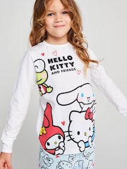 Brand Threads White Hello Kitty Pyjama Set - Image 4 of 10