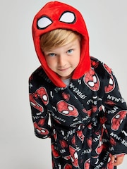 Brand Threads Spiderman Fleece-Bademantel - Bild 1 von 10