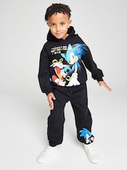 Conjunto de sudadera y pantalón deportivo de Sonic the Hedgehog de Brand Threads - Imagen 1 de 10
