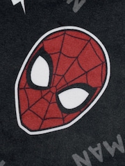 Brand Threads Black Spiderman Fleece Twosie Pyjamas Set - Image 10 of 10