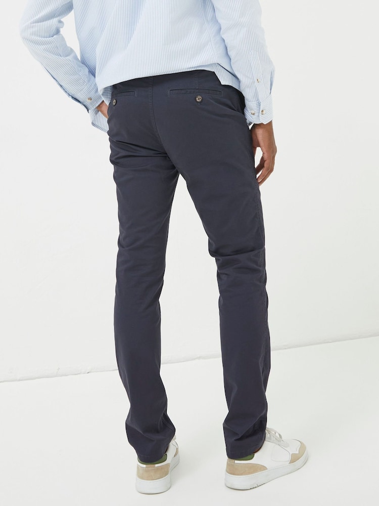 FatFace Dark Blue Slim Heyshott Chinos - Image 2 of 5