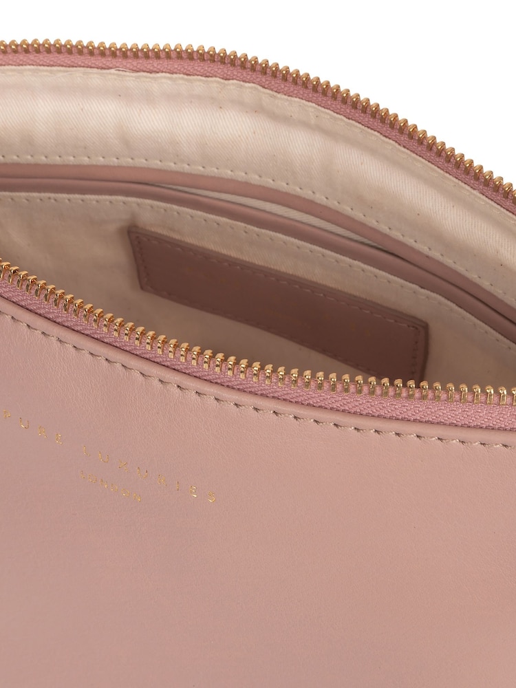 Pure Luxuries London Ealing Leather Cosmetic Pouch - Image 4 of 4