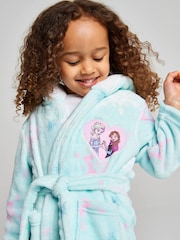 Brand Threads Blue Frozen Fleece Robe - Image 4 of 9