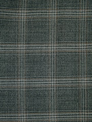 Green Slim Fit Trimmed Check Suit Jacket - Image 11 of 11