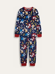 Brand Threads Black Sonic The Hedgehog Fleece Twosie Pyjama Set - Image 7 of 10