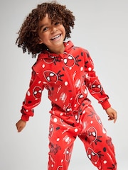 Brand Threads Spiderman Fleece All-In-One - Afbeelding 1 van 10