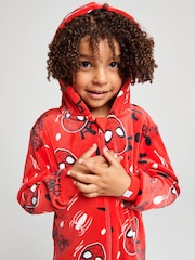Brand Threads Spiderman Fleece All-In-One - Afbeelding 2 van 10