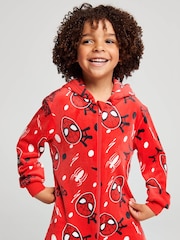 Brand Threads Spiderman Fleece All-In-One - Afbeelding 4 van 10