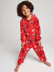Brand Threads Spiderman Fleece All-In-One - Afbeelding 5 van 10