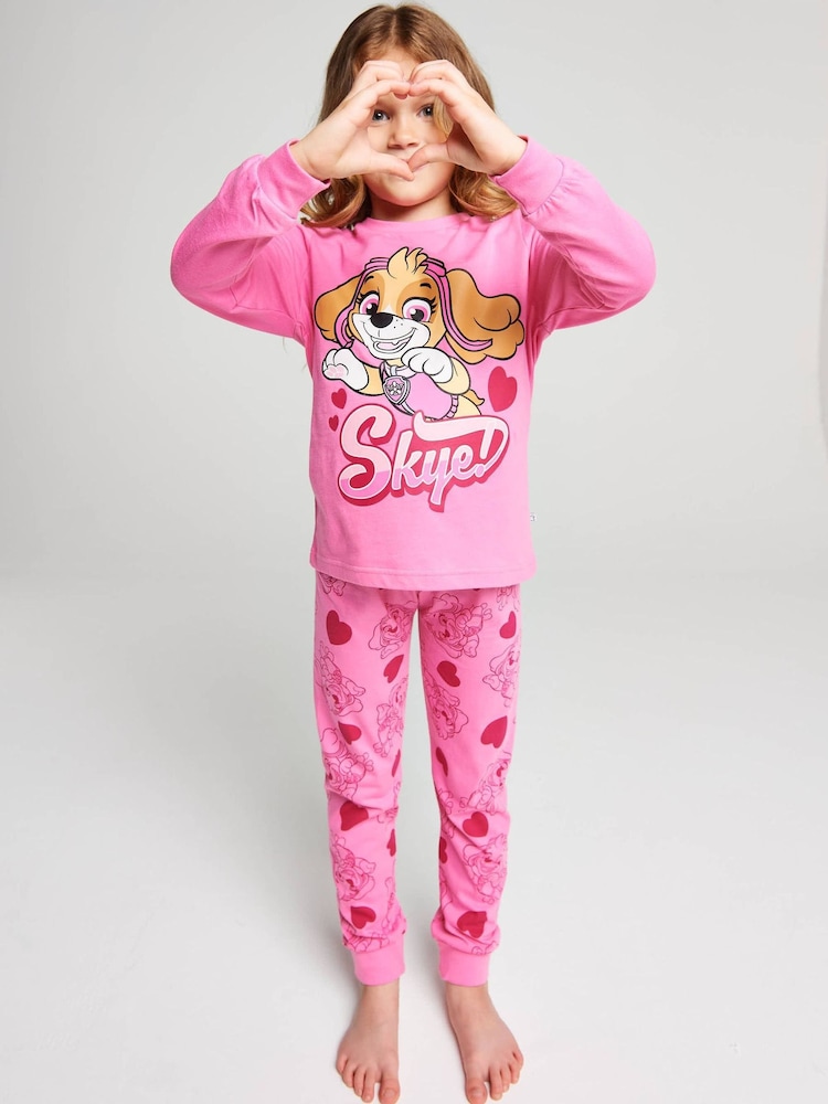 Brand Threads Pink Paw Patrol Pyjama Set - Image 2 of 9 Brand Threads Pink Paw Patrol Pyjama Set - Image 2 of 9