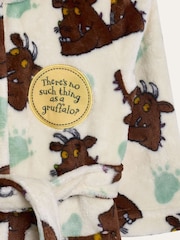 Brand Threads Cream Gruffalo Fleece Robe - Image 4 of 5