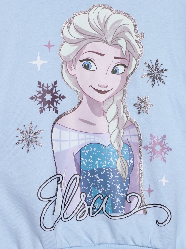 Brand Threads Blue Frozen Sweatshirt and Leggings Set - Image 10 of 10