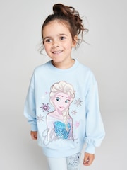 Brand Threads Blue Frozen Sweatshirt and Leggings Set - Image 2 of 10