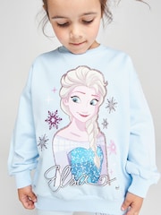 Brand Threads Blue Frozen Sweatshirt and Leggings Set - Image 5 of 10