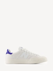 New Balance White/Blue B100 Trainers - Image 1 of 7