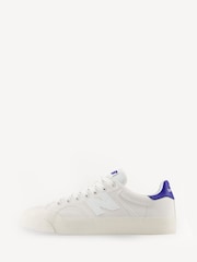 New Balance White/Blue B100 Trainers - Image 2 of 7