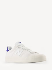 New Balance White/Blue B100 Trainers - Image 5 of 7
