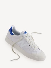 New Balance White/Blue B100 Trainers - Image 7 of 7