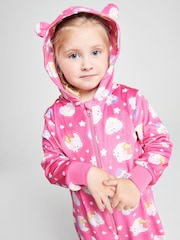 Brand Threads Peppa Pig Fleece All-In-One - Image 4 of 6
