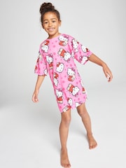 Brand Threads Pink Hello Kitty Nightie - Image 1 of 9