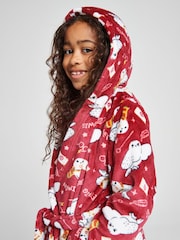 Brand Threads Red Harry Potter Hedwig Fleece Robe - Image 1 of 10