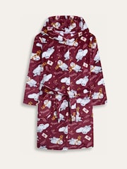 Brand Threads Red Harry Potter Hedwig Fleece Robe - Image 7 of 10