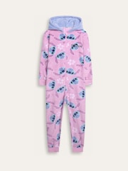 Brand Threads אוברול פליז עם עיטור של Lilo & Stitch - תמונה 8 מתוך 10