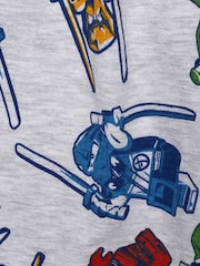 Brand Threads Blue Lego Ninjago Pyjamas Set - Image 10 of 10