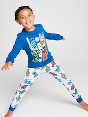 Brand Threads Blue Lego Ninjago Pyjamas Set - Image 2 of 10