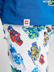 Brand Threads Blue Lego Ninjago Pyjamas Set - Image 5 of 10