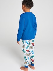 Brand Threads Blue Lego Ninjago Pyjamas Set - Image 6 of 10