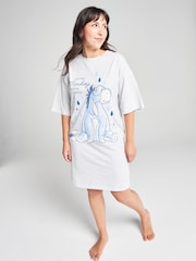 Brand Threads Grey Winnie The Pooh Eeyore Nightie - Image 5 of 9