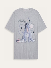 Brand Threads Grey Winnie The Pooh Eeyore Nightie - Image 7 of 9