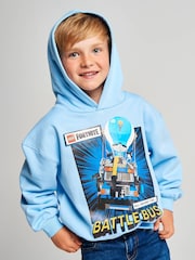 Brand Threads Blue Lego Fortnite Hoodie - Image 1 of 9