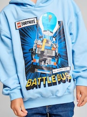 Brand Threads Blue Lego Fortnite Hoodie - Image 4 of 9