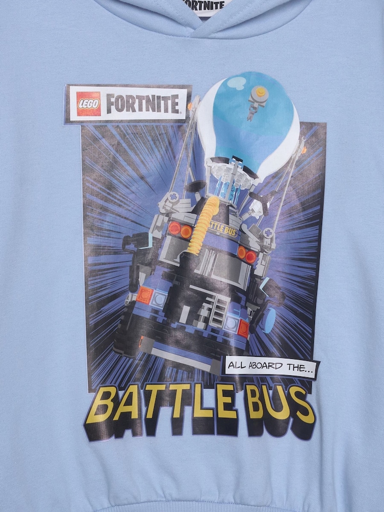 Brand Threads Blue Lego Fortnite Hoodie - Image 9 of 9 Brand Threads Blue Lego Fortnite Hoodie - Image 9 of 9
