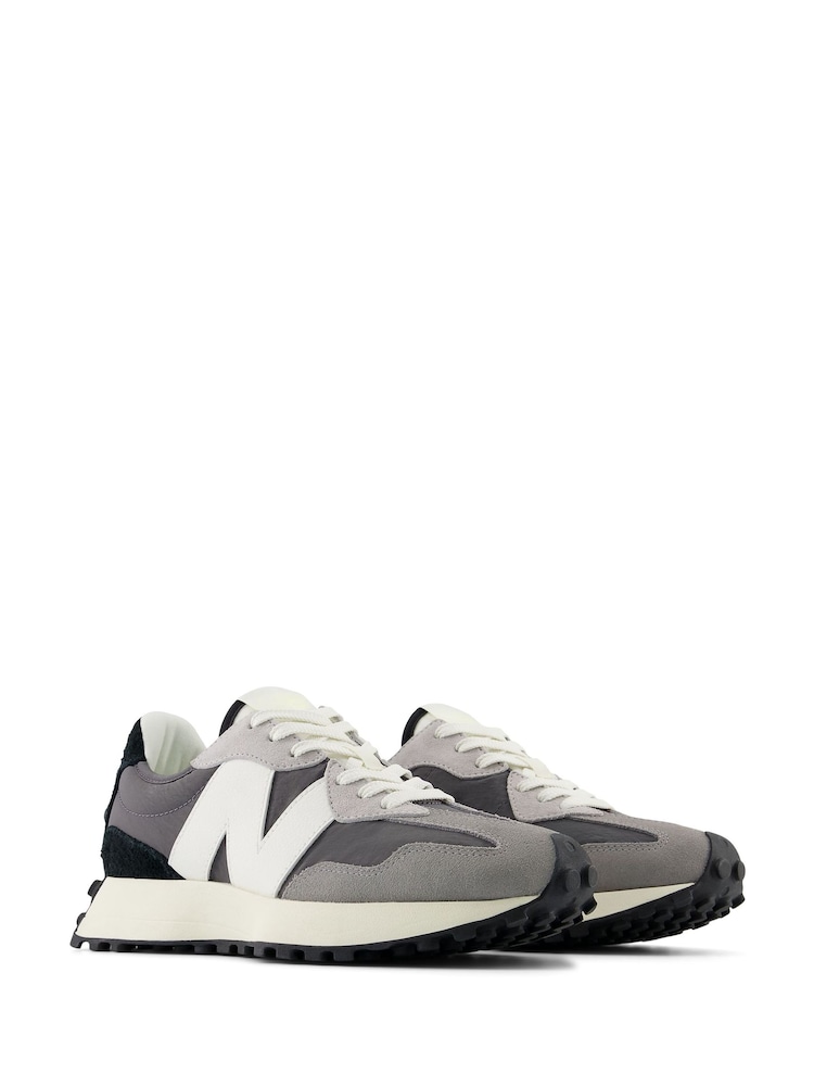 New Balance Light Black Womens 327 Trainers - Image 6 of 10
