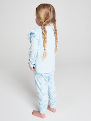 Brand Threads Blue Frozen Jersey Pyjamas Set - Image 6 of 10