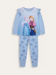 Brand Threads Blue Frozen Jersey Pyjamas Set - Image 7 of 10