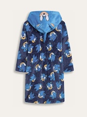 Brand Threads Blue Sonic The Hedgehog Fleece Robe - Image 8 of 10