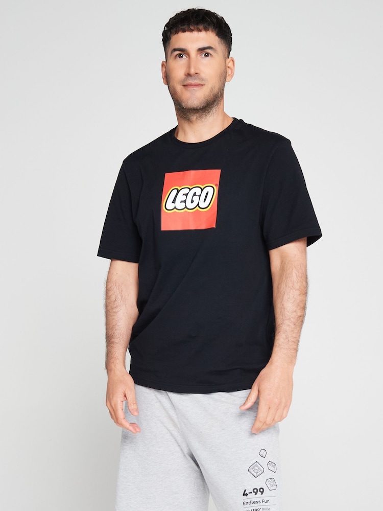 Brand Threads Black Lego Masterbrand Pyjamas - Image 1 of 9