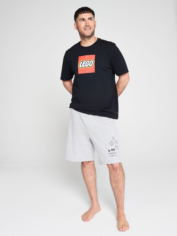 Brand Threads Black Lego Masterbrand Pyjamas - Image 2 of 9