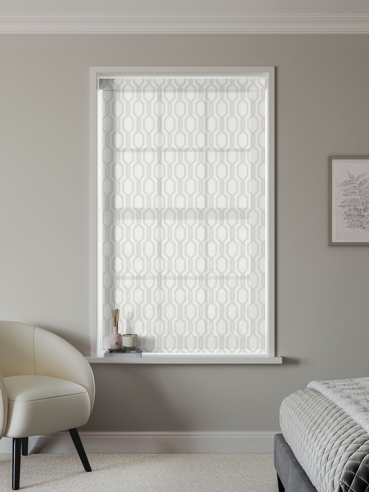 Ice White Calming Made to Measure Roller Blind - Image 2 of 6