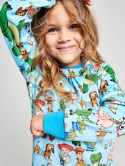 Brand Threads Blue Toy Story 5 Fleece Twosie Pyjama Set - Image 7 of 12