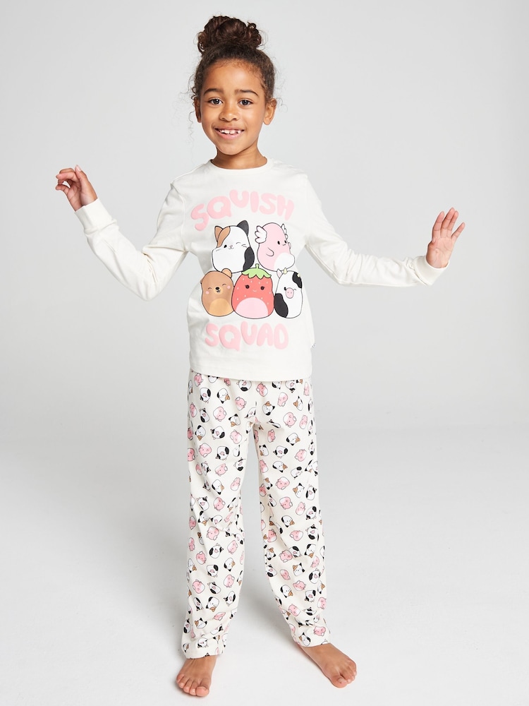 Brand Threads Cream Squishmallows Pyjama Set - Image 2 of 10 Brand Threads Cream Squishmallows Pyjama Set - Image 2 of 10